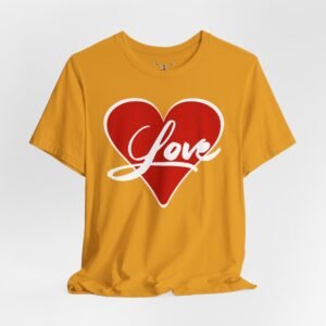 Amor Unisex Jersey Short Sleeve Tee - Image 16