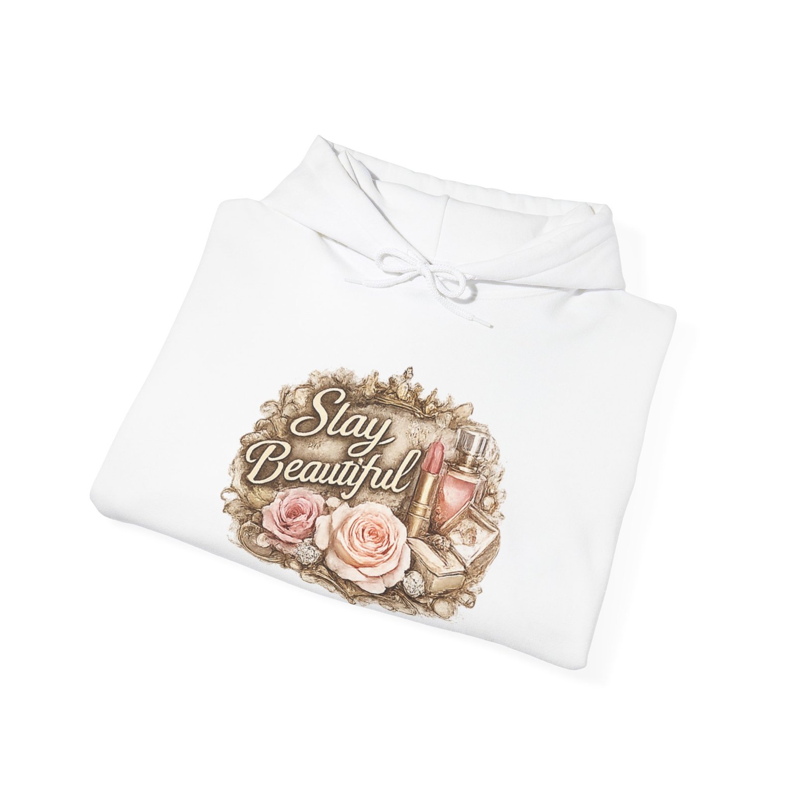 Stay Beautiful Unisex Heavy Blend™ Hooded Sweatshirt - Image 4