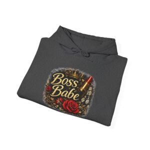 Boss Babe Unisex Heavy Blend™ Hooded Sweatshirt - Image 24
