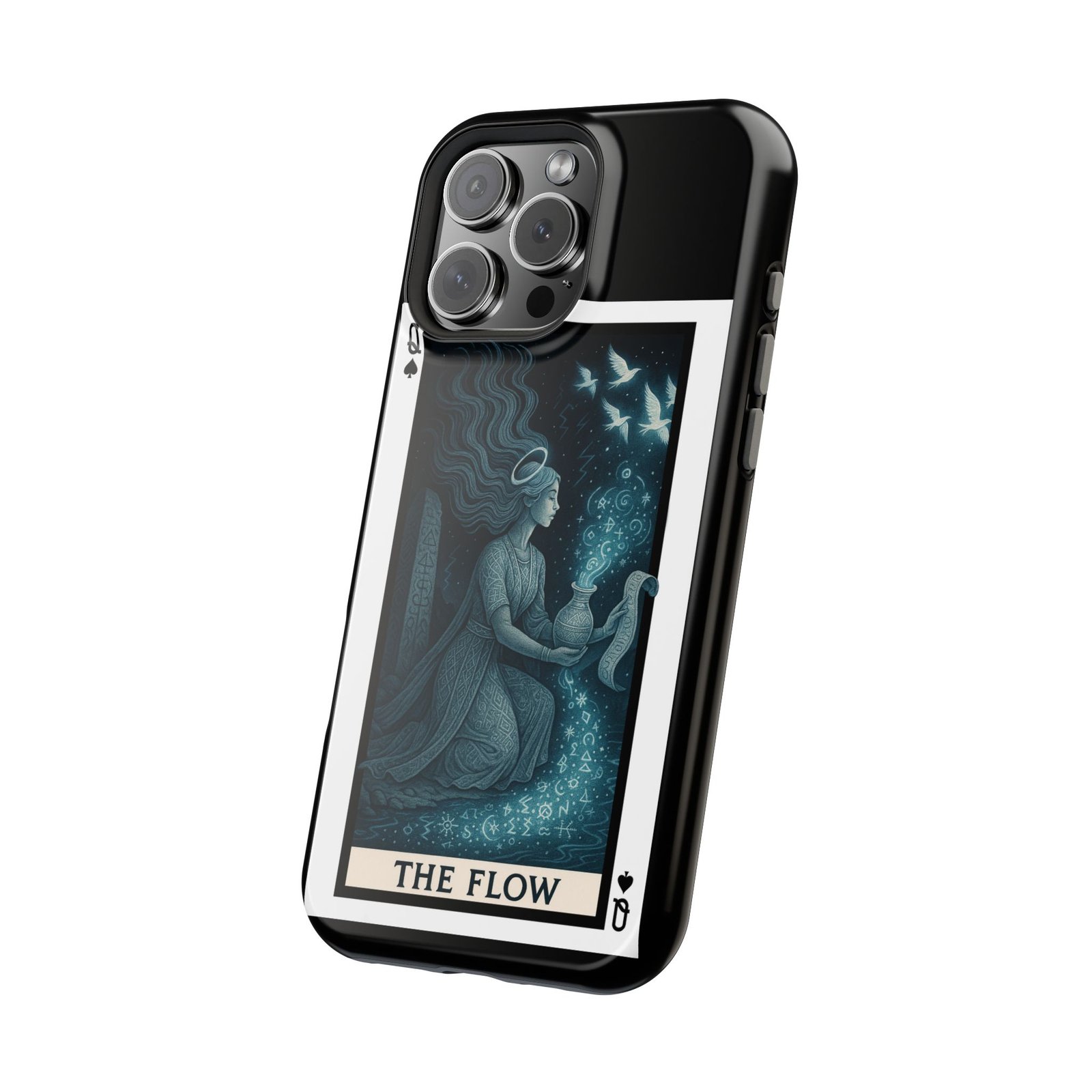Aquarius – Deck of Spades – MagSafe® Protective Phone Case - Image 53