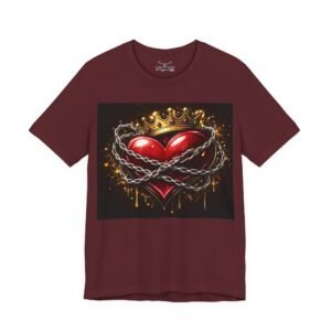 Hearts Unisex Jersey Short Sleeve Tee - Image 45