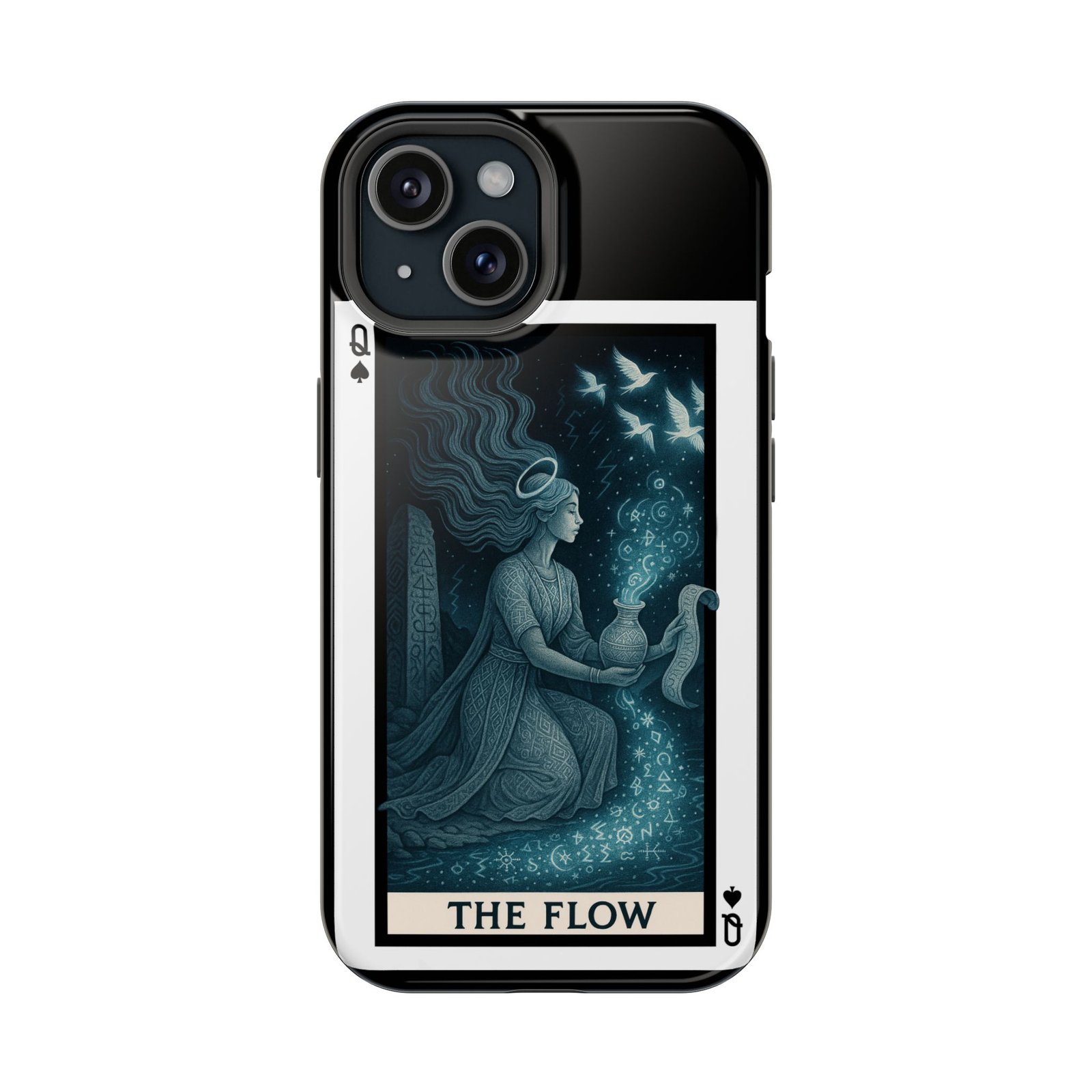 Aquarius – Deck of Spades – MagSafe® Protective Phone Case - Image 4