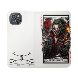 Rebel Joker – Deck of Cards Flip Wallet Phone Case | LordzKreationz - Image 49