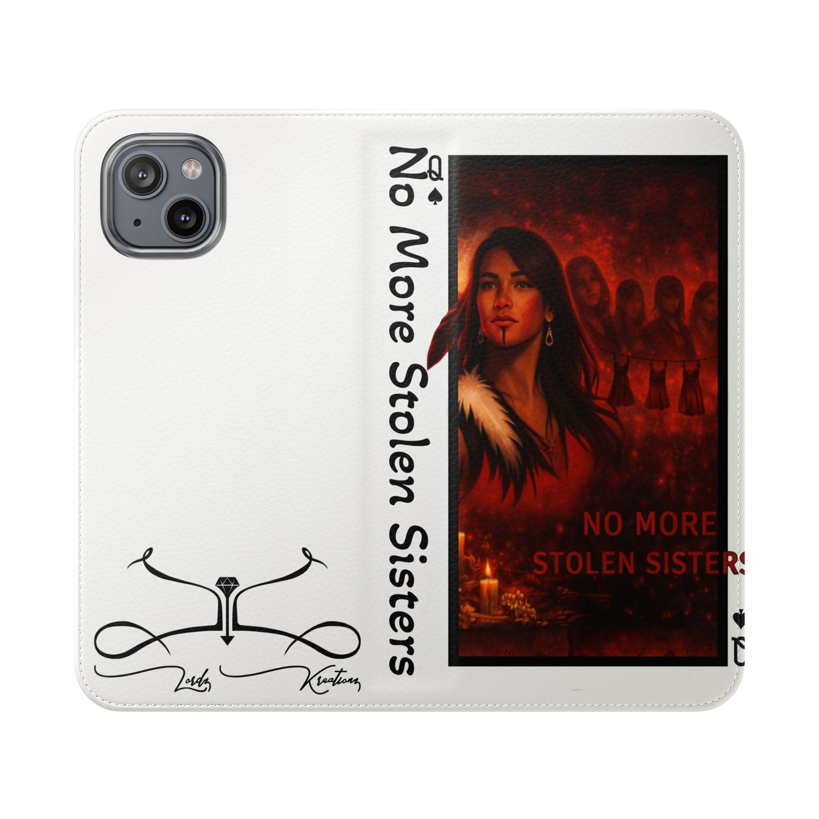 No More Stolen Sisters – Awareness Flip Wallet Phone Case | LordzKreationz - Image 65
