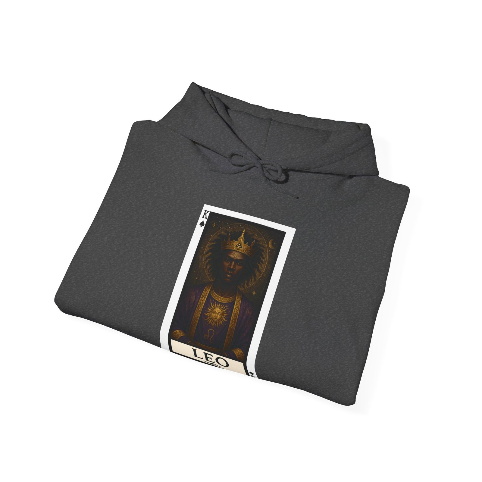 Leo - The Crown Unisex Heavy Blend™ Hooded Sweatshirt - Image 36