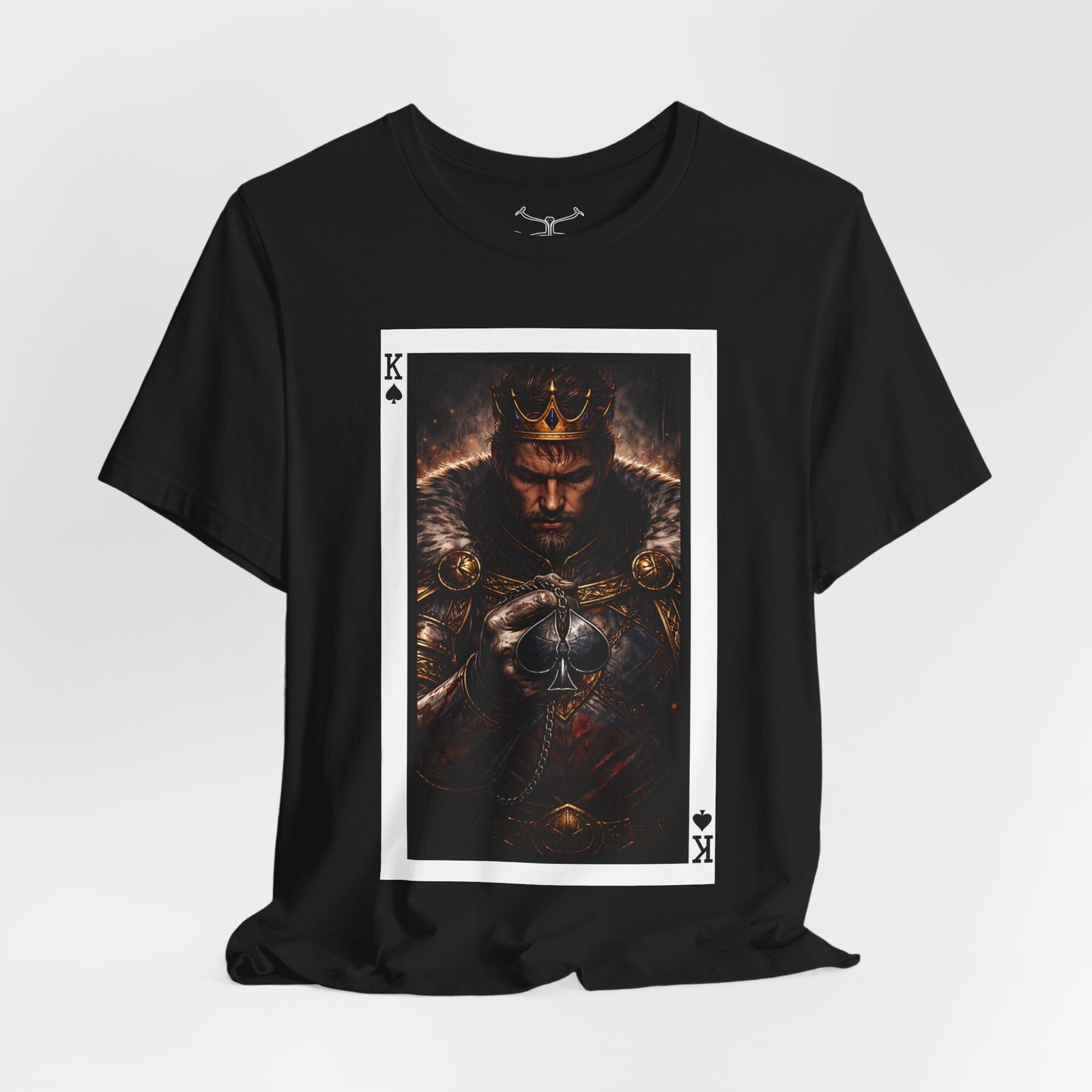 Broken Spade – Deck of Cards Graphic T-Shirt - Image 1