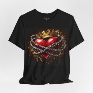 Hearts Unisex Jersey Short Sleeve Tee - Image 1