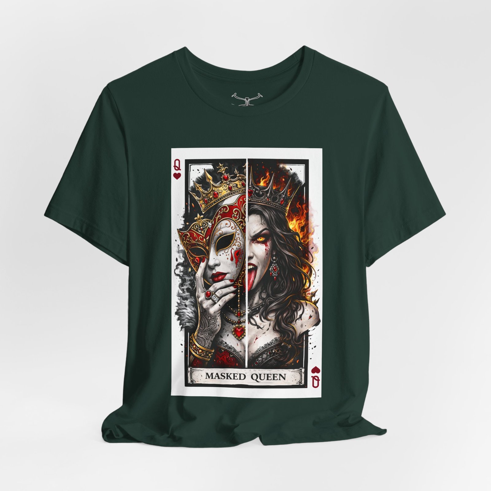 The Masked Queen Cotton Crew Tee - Image 24