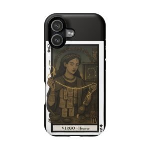Virgo – Deck of Clubs – MagSafe® Protective Phone Case - Image 2
