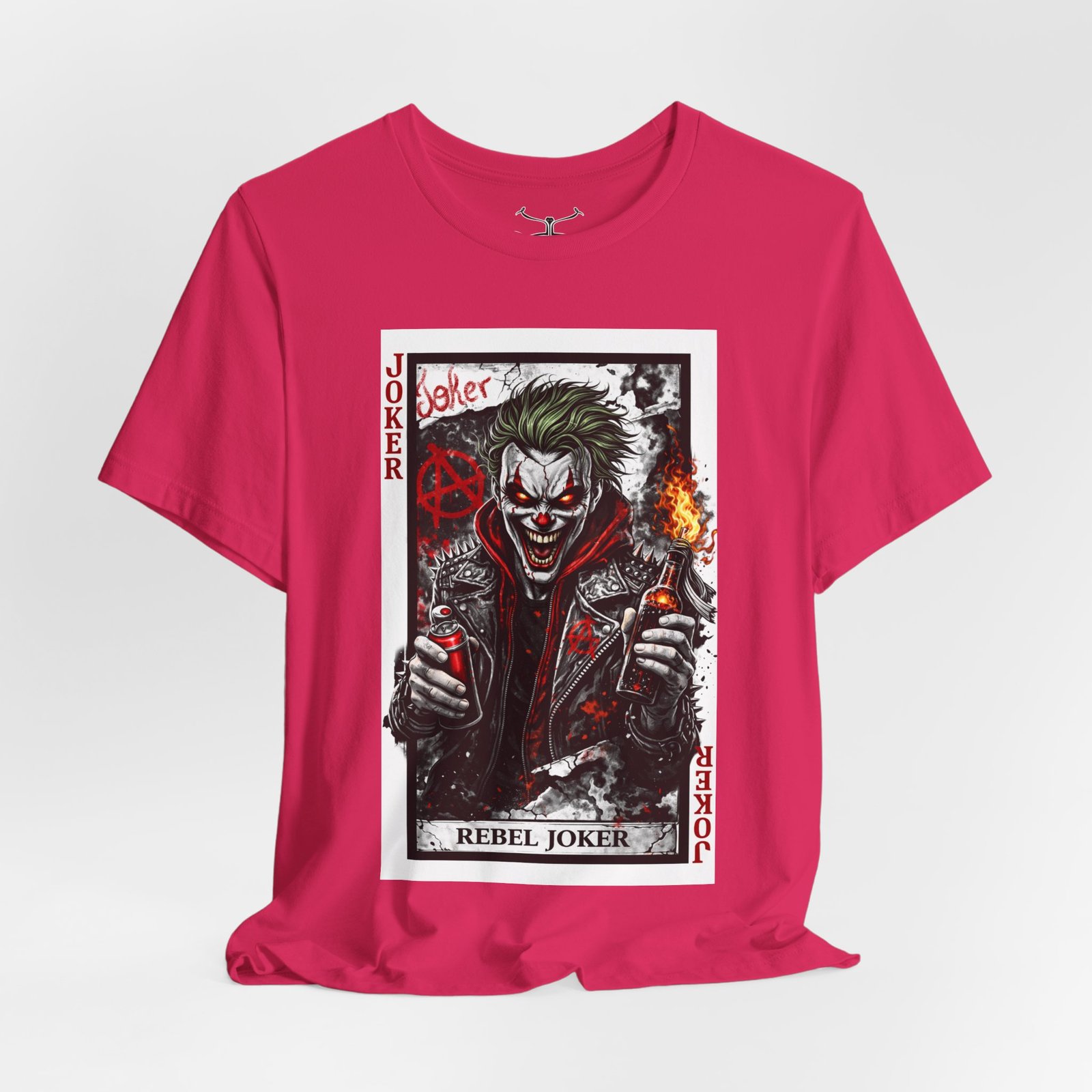 Rebel Joker Cotton Crew Tee - Image 40