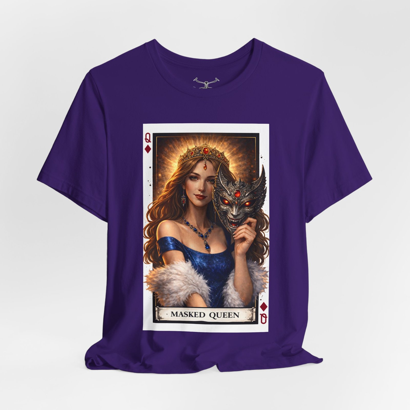 Masked Queen Cotton Crew Tee - Image 36