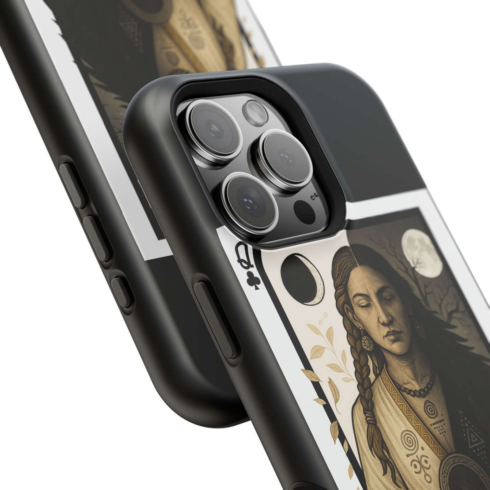 Libra – Deck of Clubs – MagSafe® Protective Phone Case - Image 58