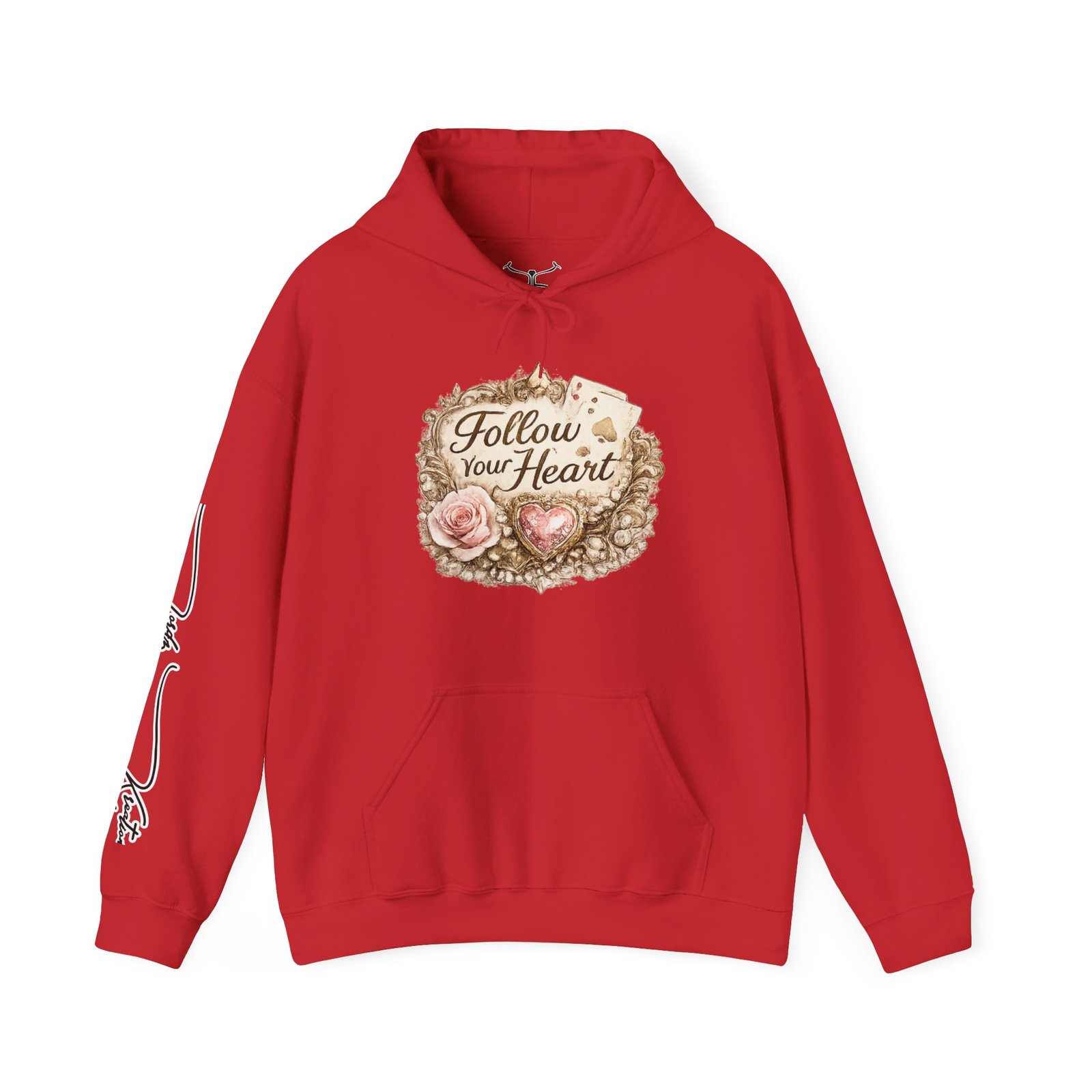 Follow Your Heart Unisex Heavy Blend™ Hooded Sweatshirt - Image 41