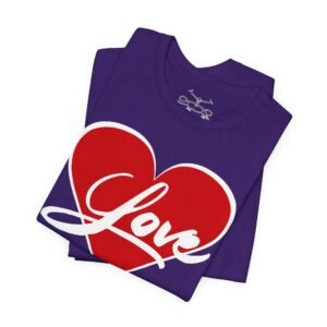 Amor Unisex Jersey Short Sleeve Tee - Image 35