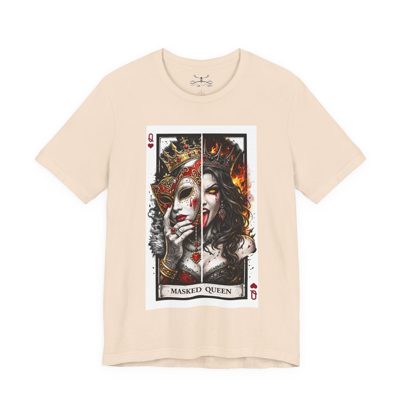 The Masked Queen Cotton Crew Tee - Image 9
