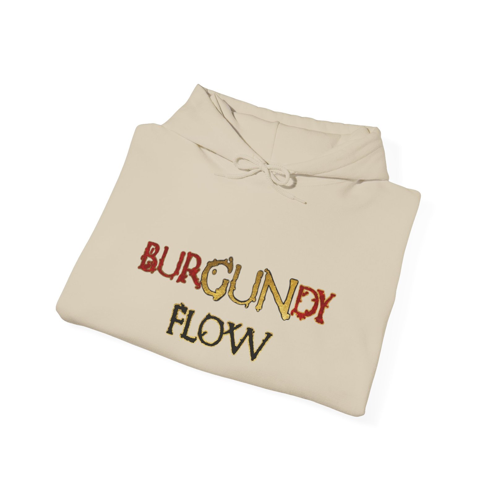 BurGUNdy Flow Unisex Heavy Blend™ Hooded Sweatshirt - Image 12