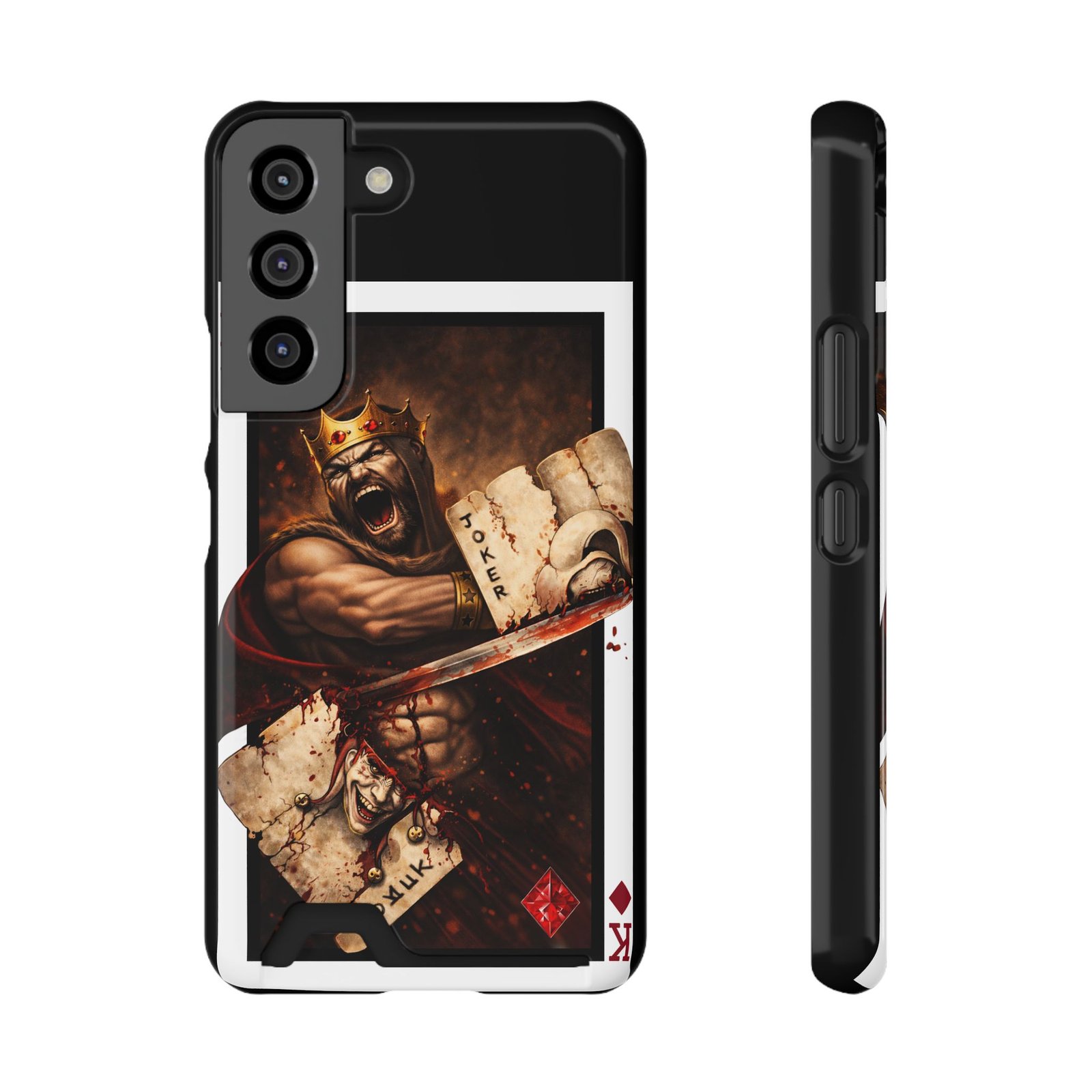 Savage – Deck of Diamonds Slim Card Holder Phone Case | LordzKreationz - Image 49