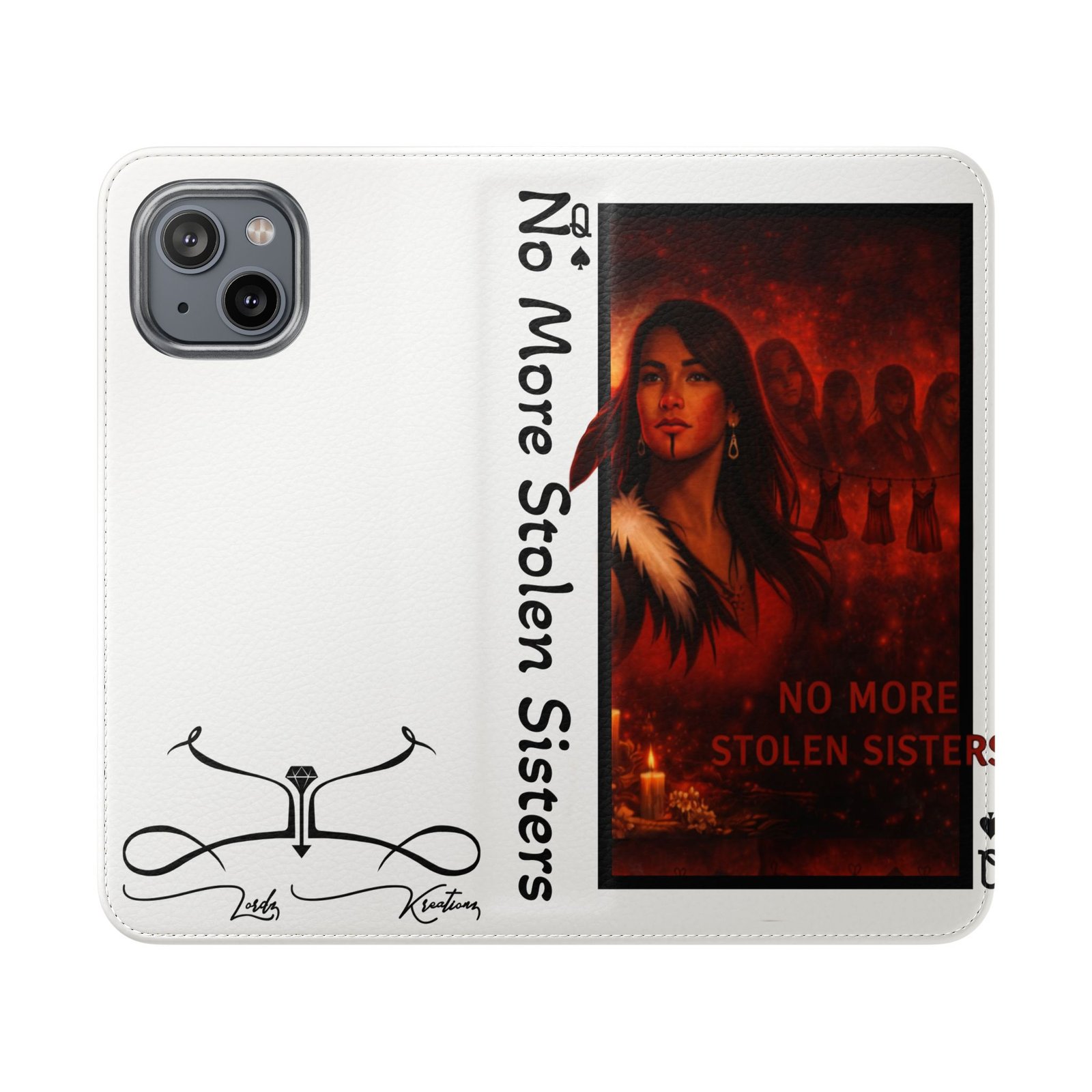 No More Stolen Sisters – Awareness Flip Wallet Phone Case | LordzKreationz - Image 57