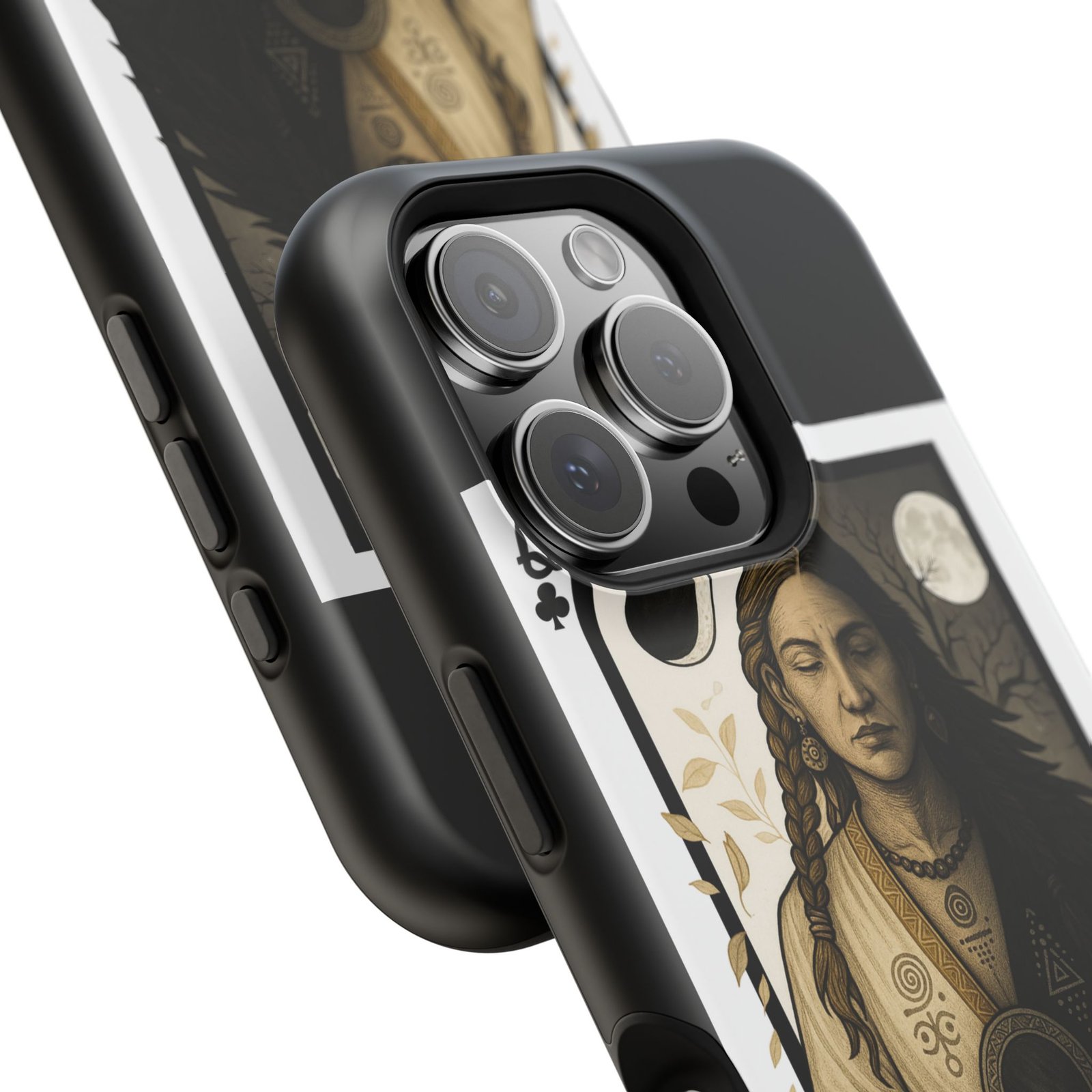Libra – Deck of Clubs – MagSafe® Protective Phone Case - Image 50