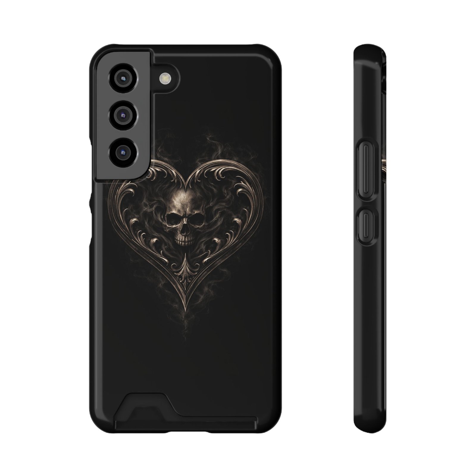 Heart – Deck of Cards Slim Card Holder Phone Case | LordzKreationz - Image 2