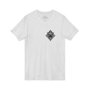 Diamond Sleeve V-Neck Tee - Image 11