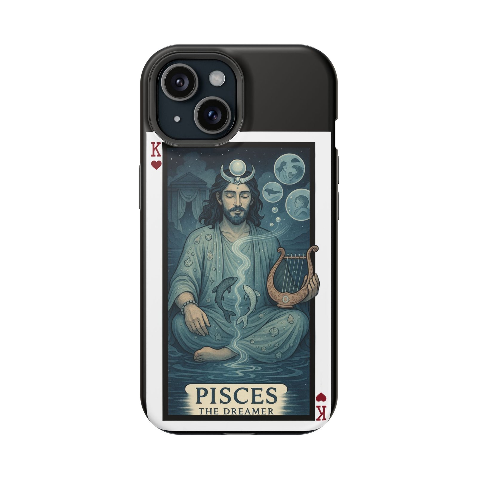 Pisces – Deck of Hearts – MagSafe® Protective Phone Case - Image 8