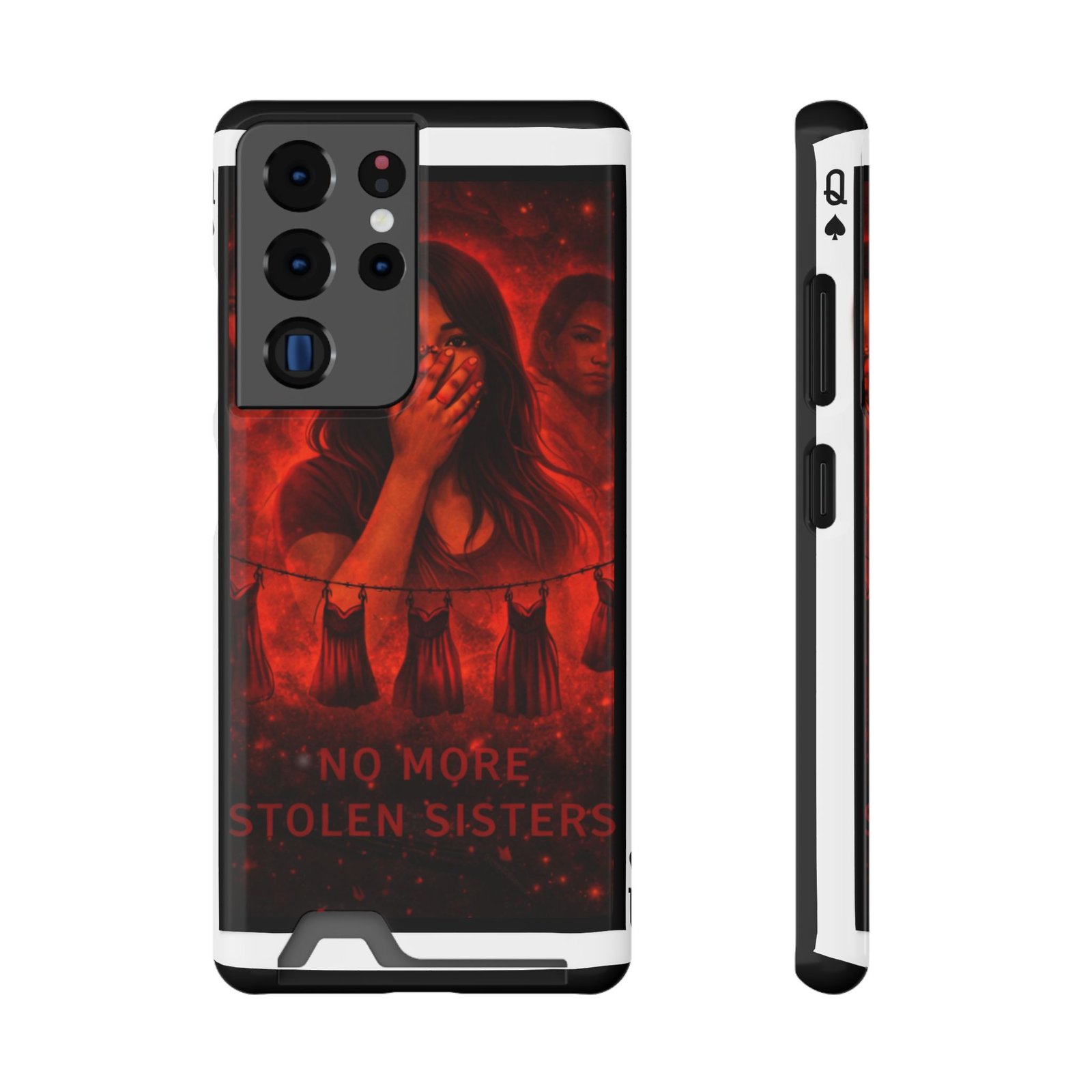 No More Stolen Sisters – Awareness Slim Card Holder Phone Case | LordzKreationz - Image 41