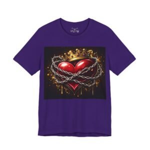 Hearts Unisex Jersey Short Sleeve Tee - Image 33