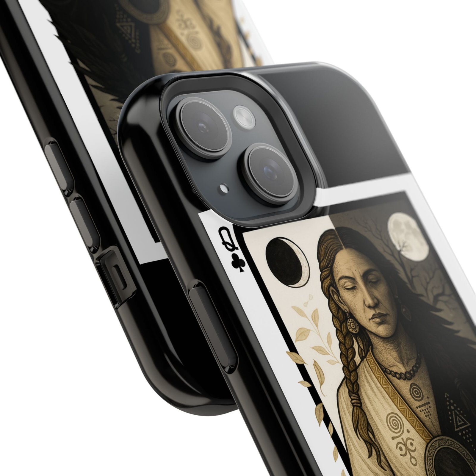 Libra – Deck of Clubs – MagSafe® Protective Phone Case - Image 5