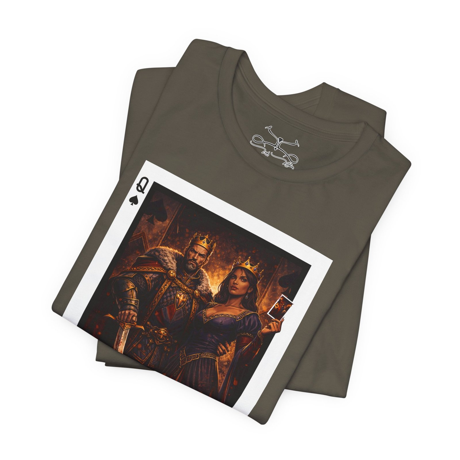 Man Down – King & Queen of Spades T-Shirt - Image 19
