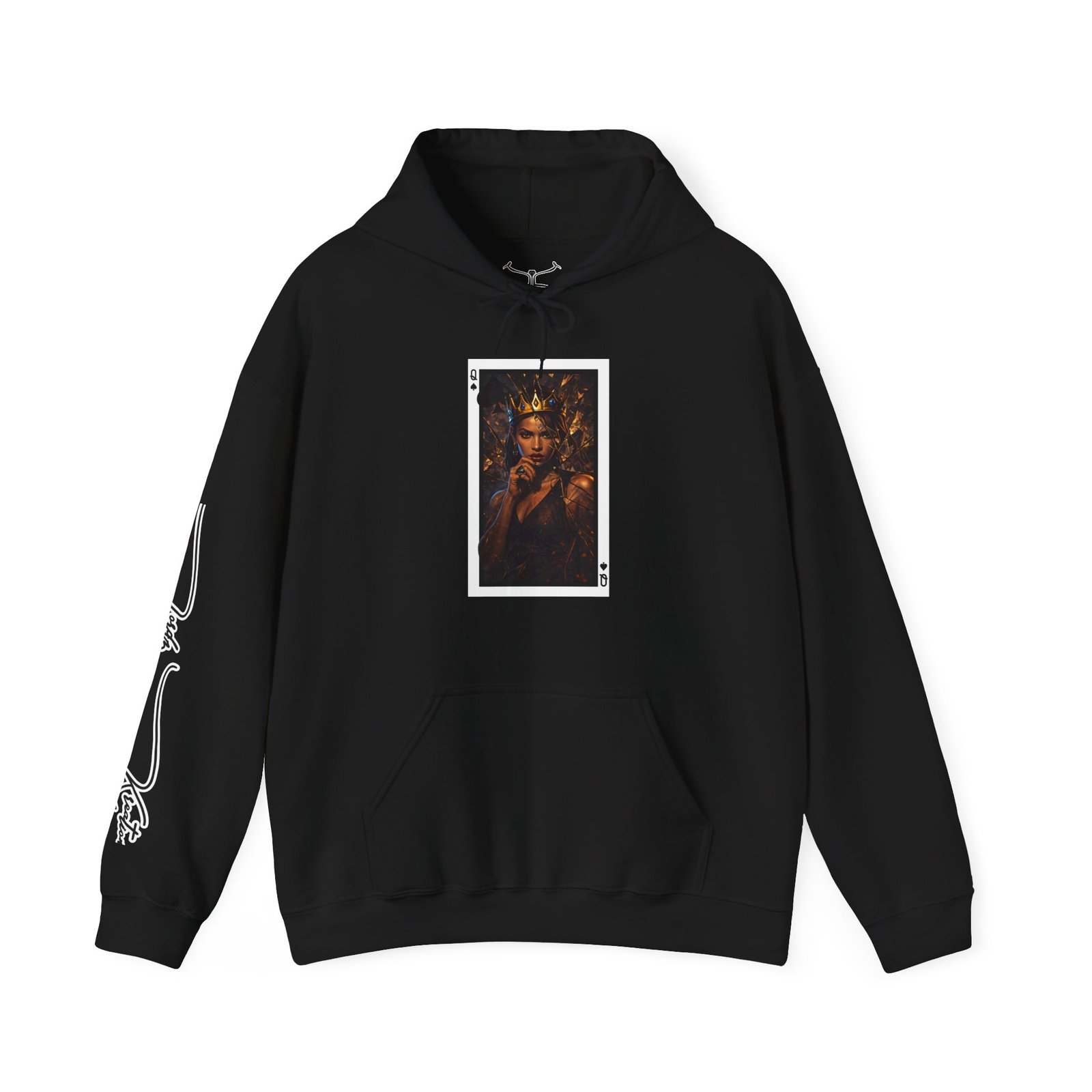 Broken Spade – Deck of Cards Graphic Hoodie - Image 5