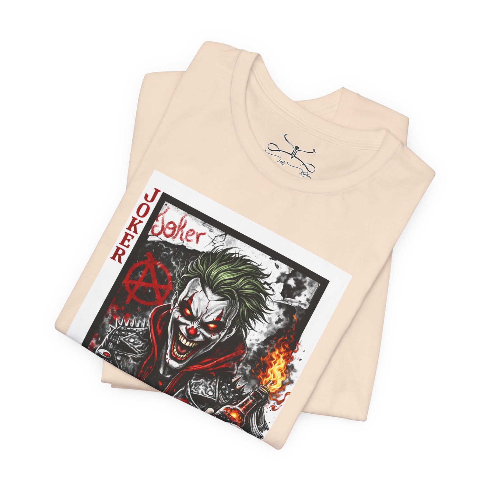 Rebel Joker Cotton Crew Tee - Image 43
