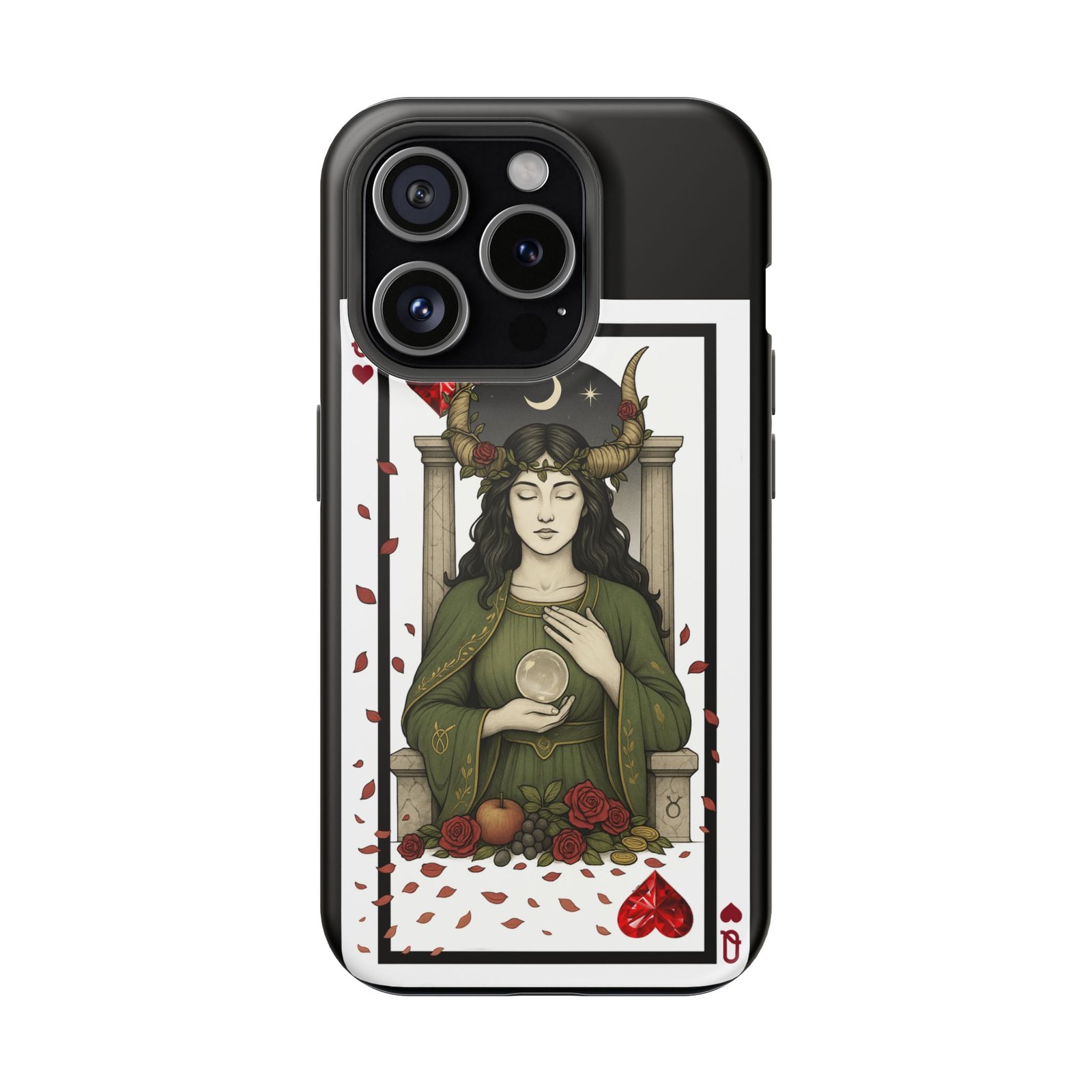 Taurus – Deck of Hearts – MagSafe® Protective Phone Case - Image 16