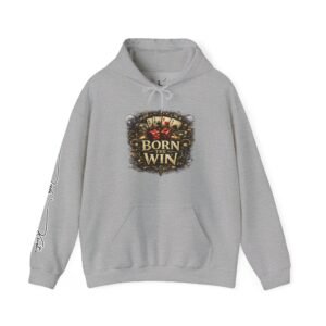 Born The Win Unisex Heavy Blend™ Hooded Sweatshirt - Image 13
