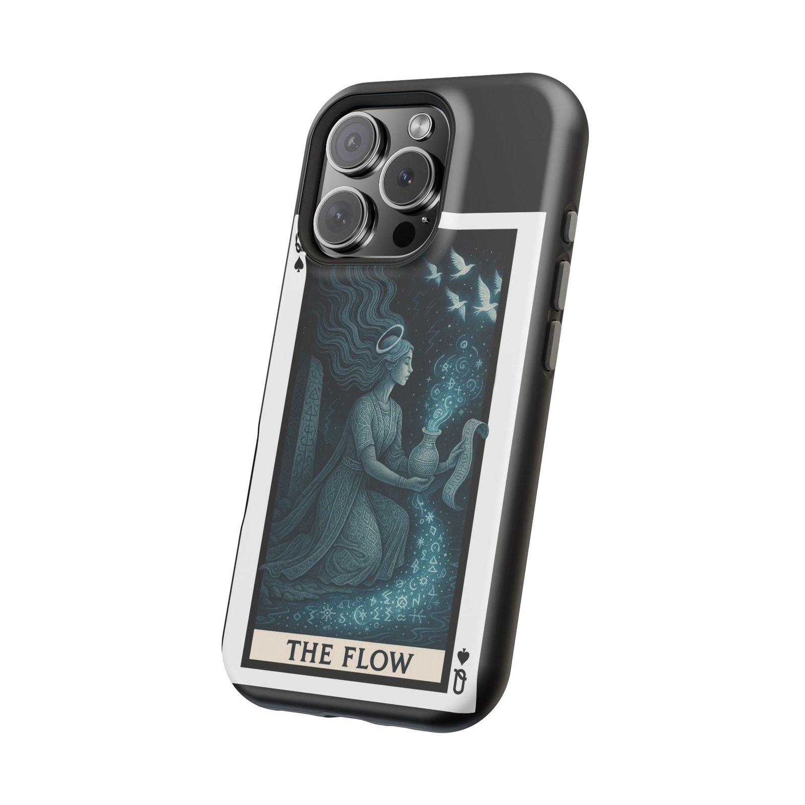 Aquarius – Deck of Spades – MagSafe® Protective Phone Case - Image 49