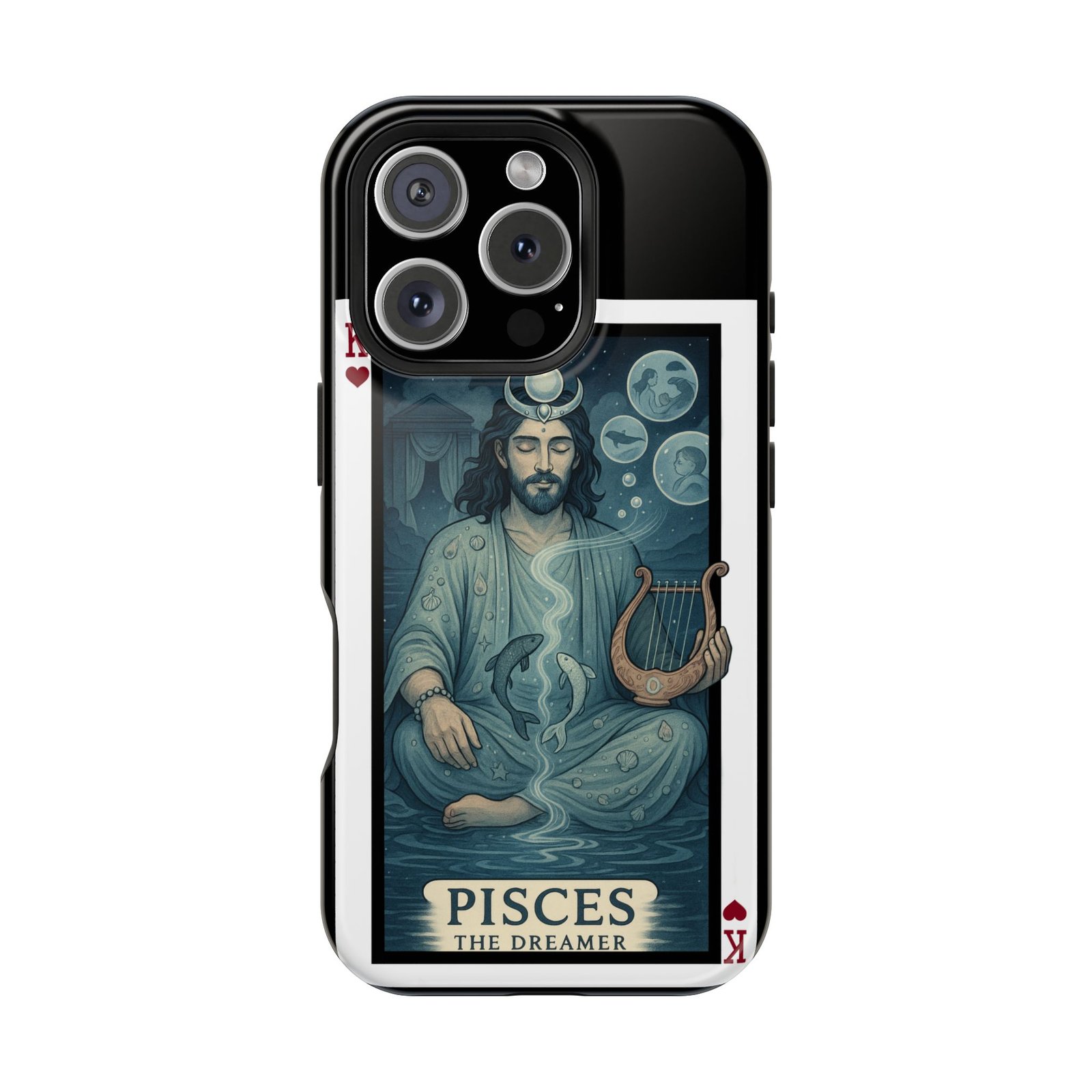Pisces – Deck of Hearts – MagSafe® Protective Phone Case - Image 44
