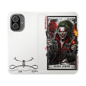 Rebel Joker – Deck of Cards Flip Wallet Phone Case | LordzKreationz - Image 25