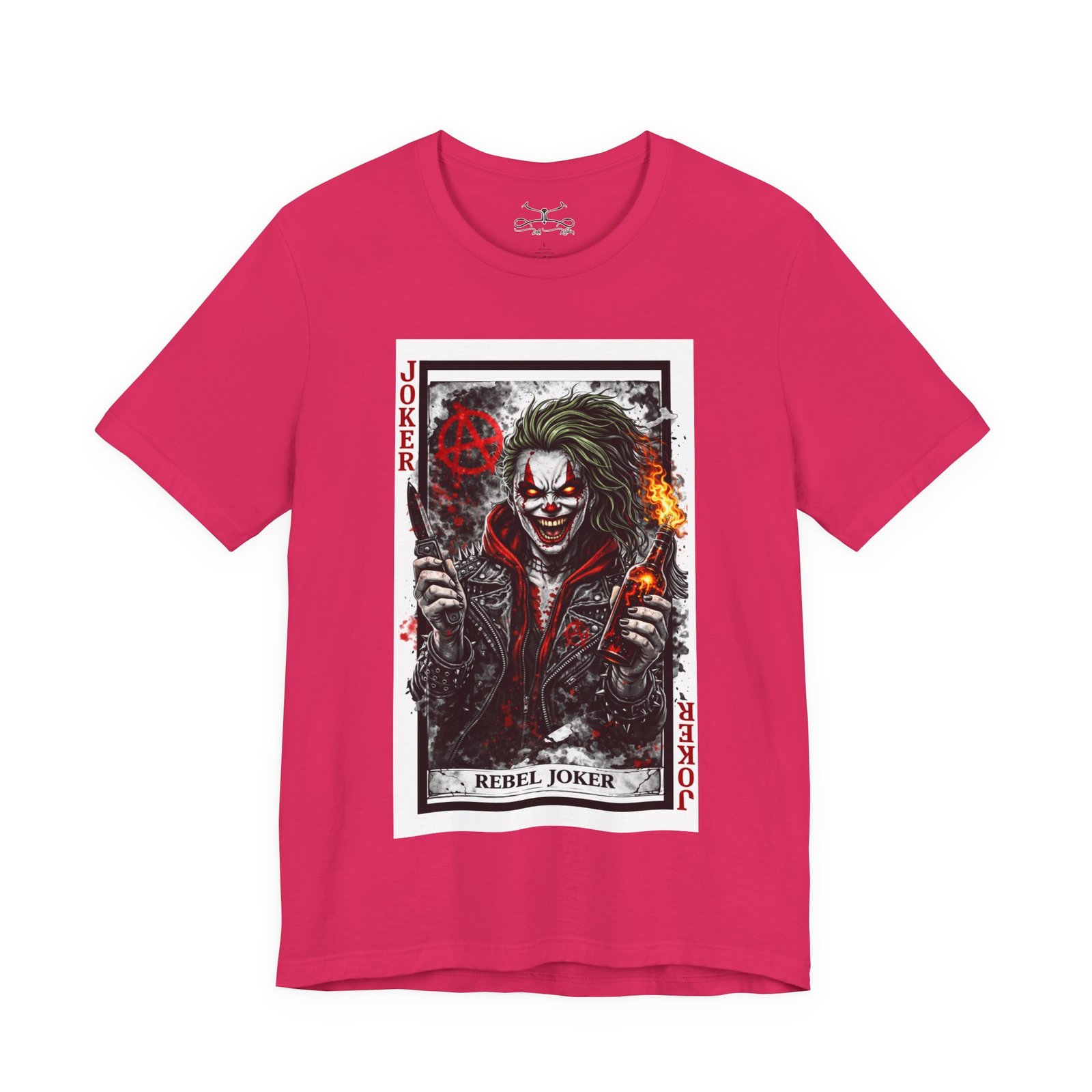 His Rebel Joker Cotton Crew Tee - Image 37