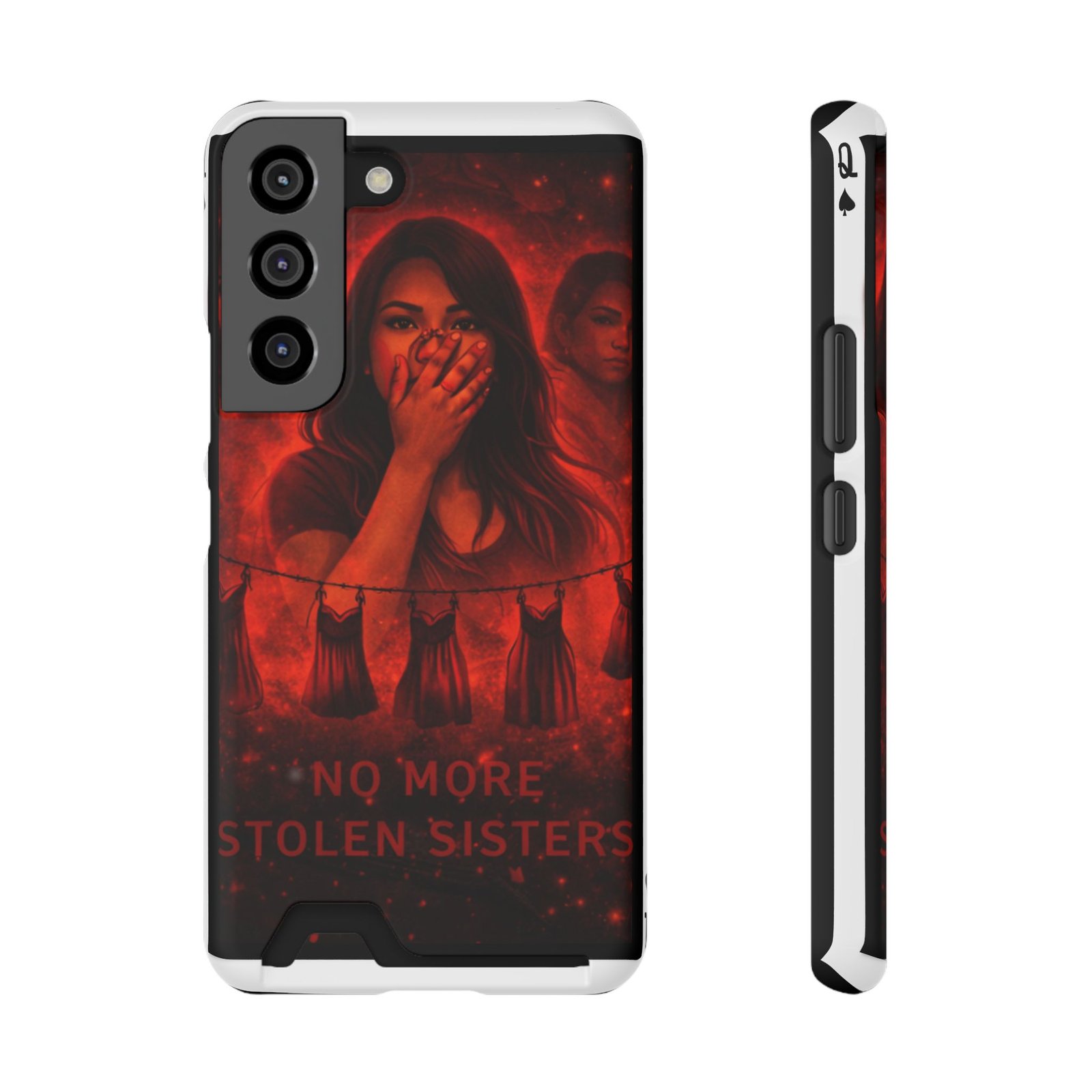 No More Stolen Sisters – Awareness Slim Card Holder Phone Case | LordzKreationz - Image 53