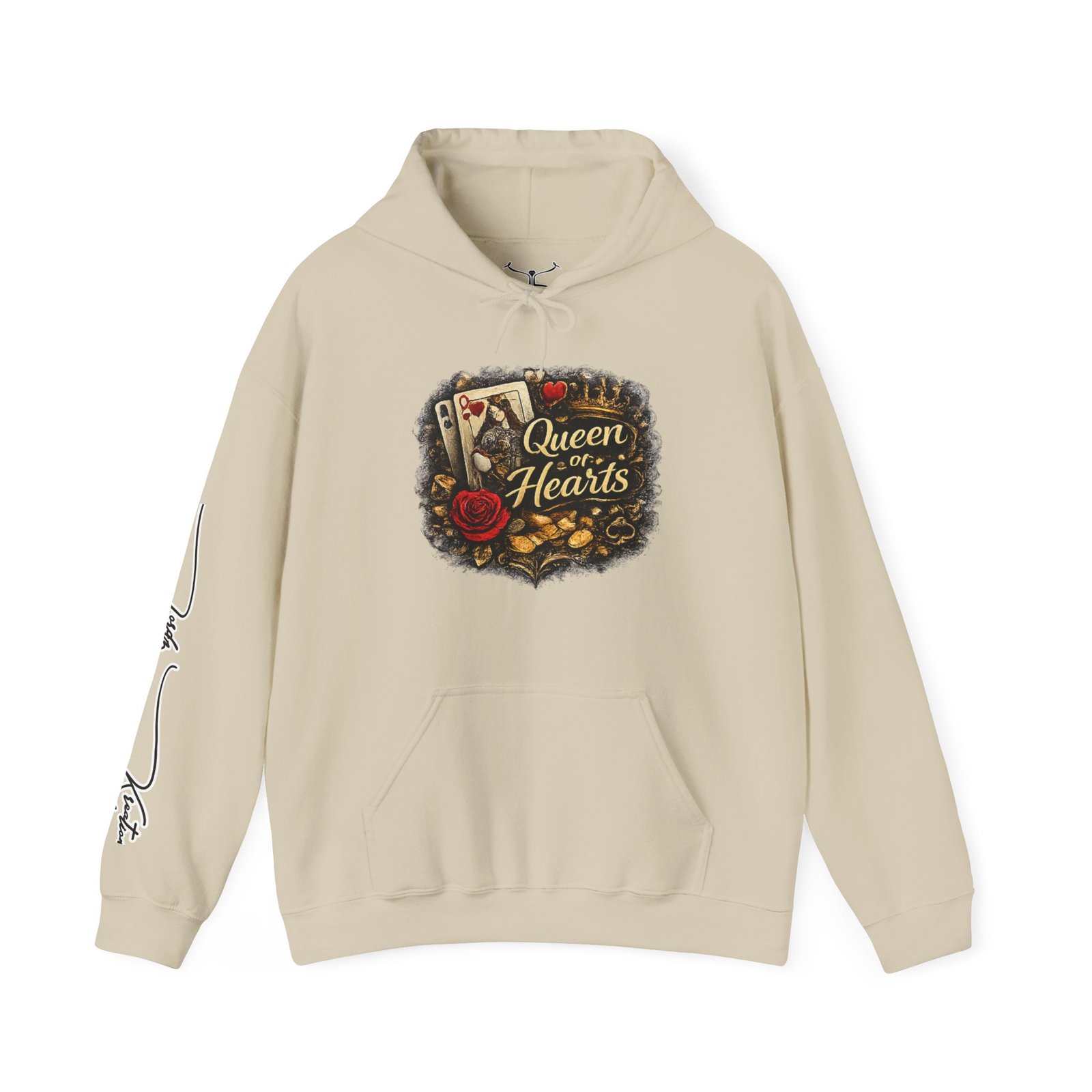Queen of Hearts Unisex Heavy Blend™ Hooded Sweatshirt - Image 9