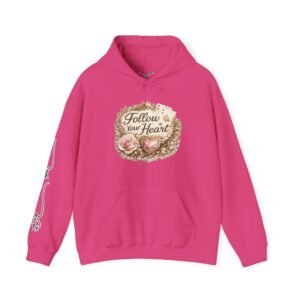 Follow Your Heart Unisex Heavy Blend™ Hooded Sweatshirt - Image 37