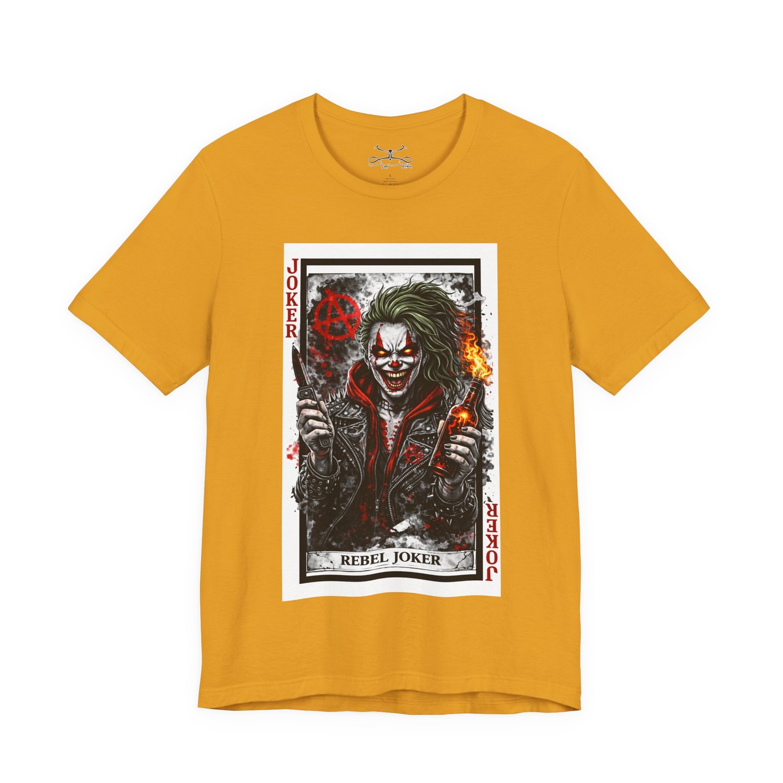 His Rebel Joker Cotton Crew Tee - Image 21