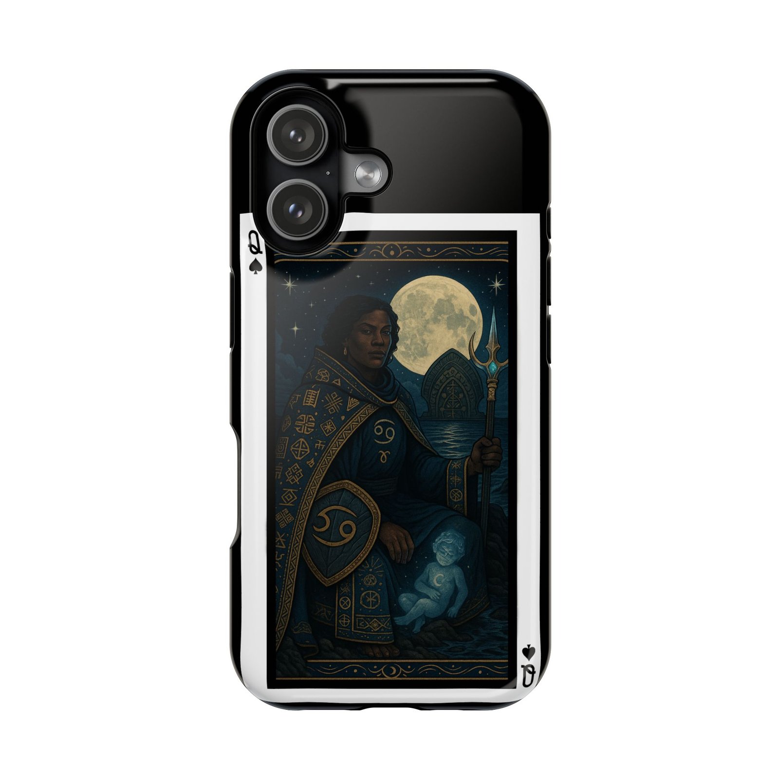 Cancer – Deck of Spades – MagSafe® Protective Phone Case - Image 1