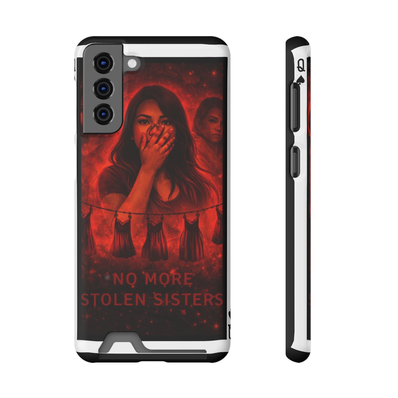 No More Stolen Sisters – Awareness Slim Card Holder Phone Case | LordzKreationz - Image 85