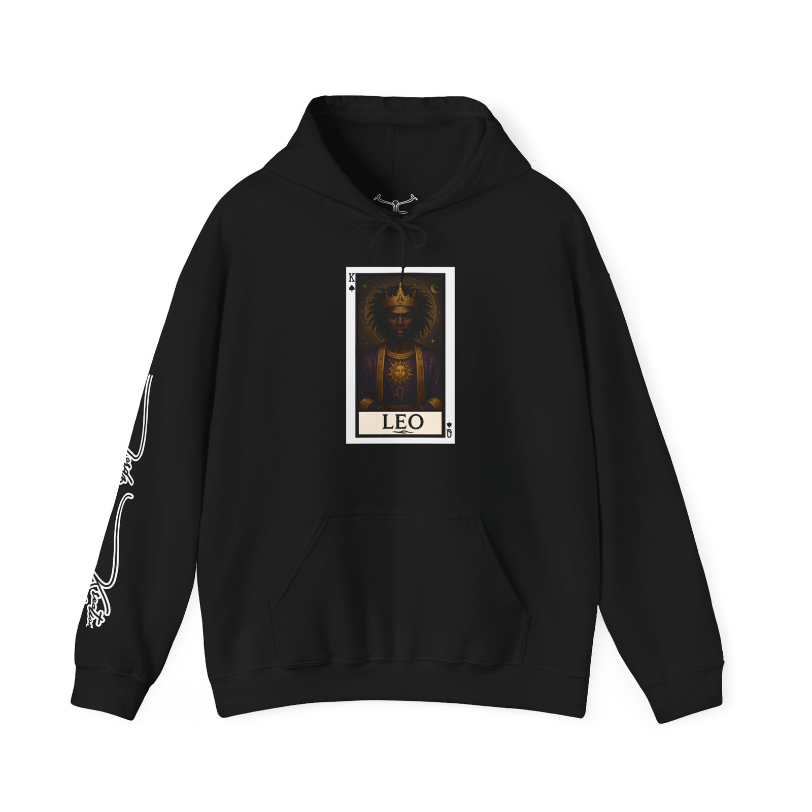 Leo - The Crown Unisex Heavy Blend™ Hooded Sweatshirt - Image 5