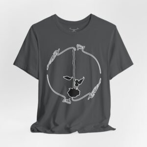 Black Rose Unisex Jersey Short Sleeve Tee - Image 36