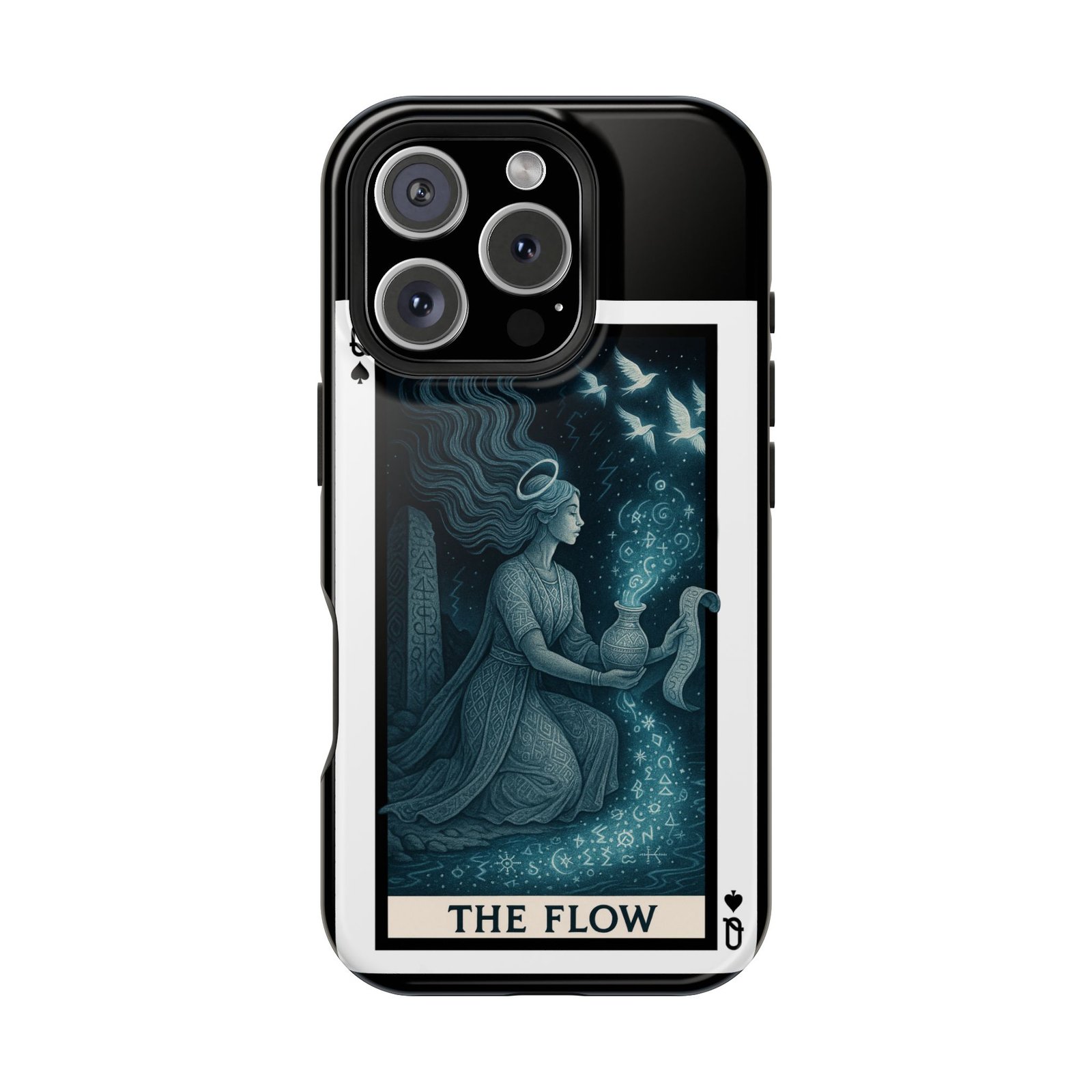 Aquarius – Deck of Spades – MagSafe® Protective Phone Case - Image 44