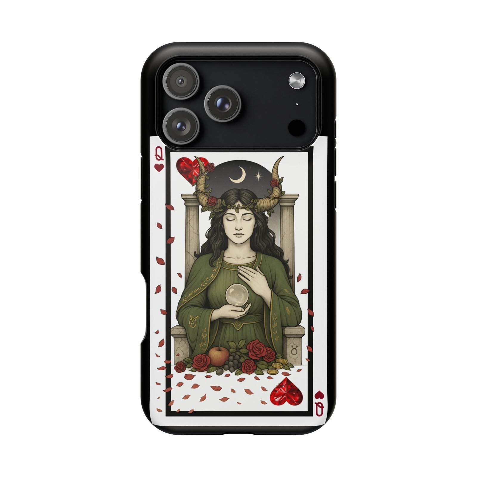 Taurus – Deck of Hearts – MagSafe® Protective Phone Case - Image 1