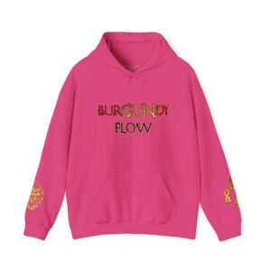 BurGUNdy Flow Unisex Heavy Blend™ Hooded Sweatshirt - Image 37