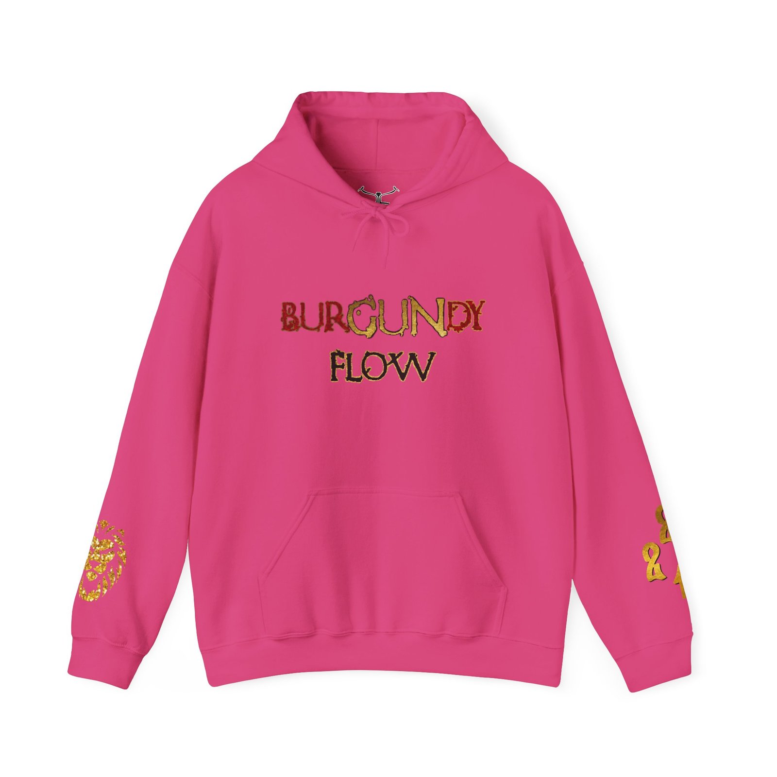 BurGUNdy Flow Unisex Heavy Blend™ Hooded Sweatshirt - Image 37